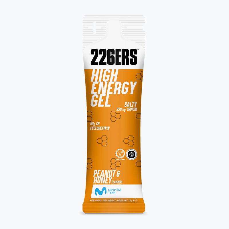 Набір енергетичних гелів 226ERS High Energy Salty 24 шт. x 76 г арахіс/мед 2