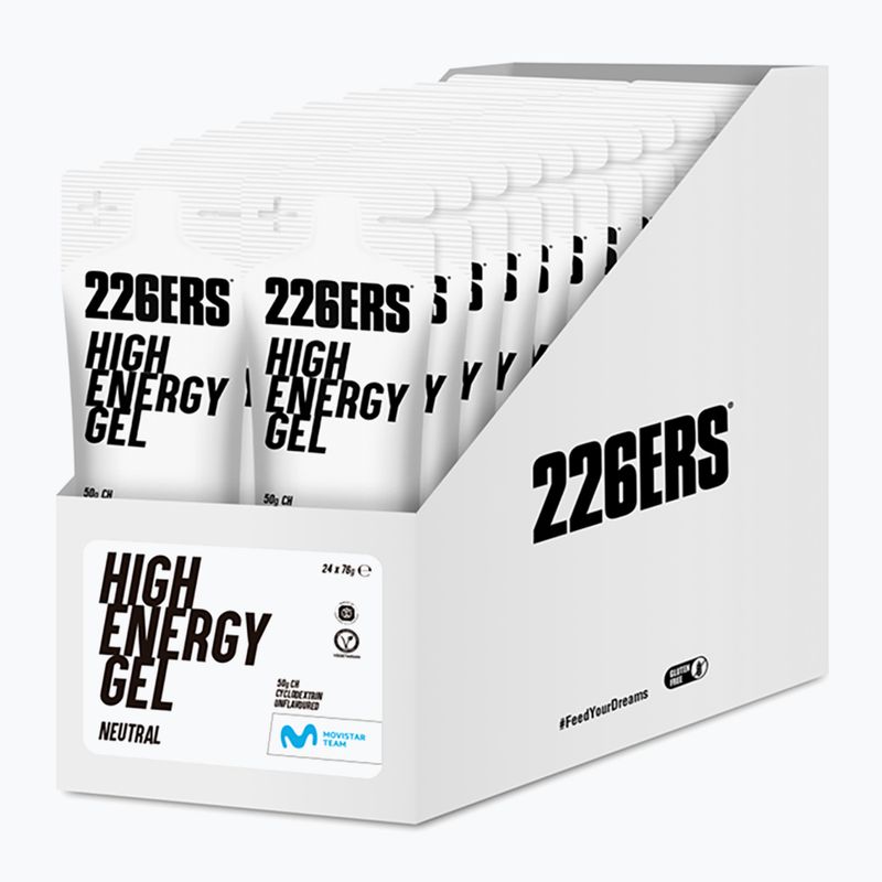 Набір енергетичних гелів 226ERS High Energy 24 шт. x 76 г нейтральний
