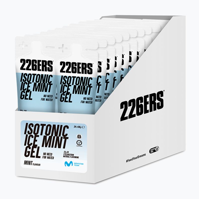 Набір енергетичних гелів 226ERS Isotonic Ice 24 шт. x 68 г м'ята