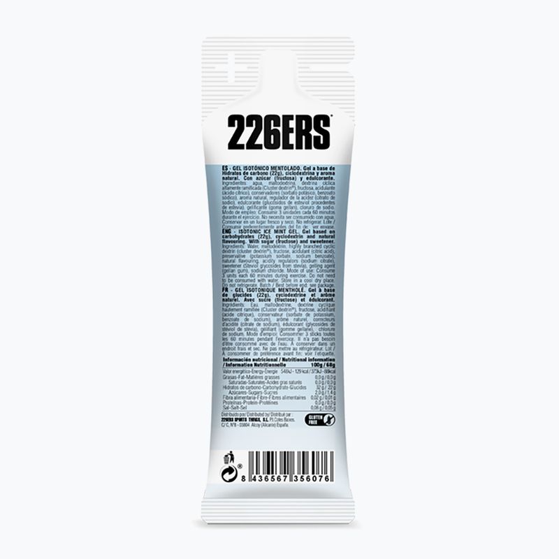 Набір енергетичних гелів 226ERS Isotonic Ice 24 шт. x 68 г м'ята 3