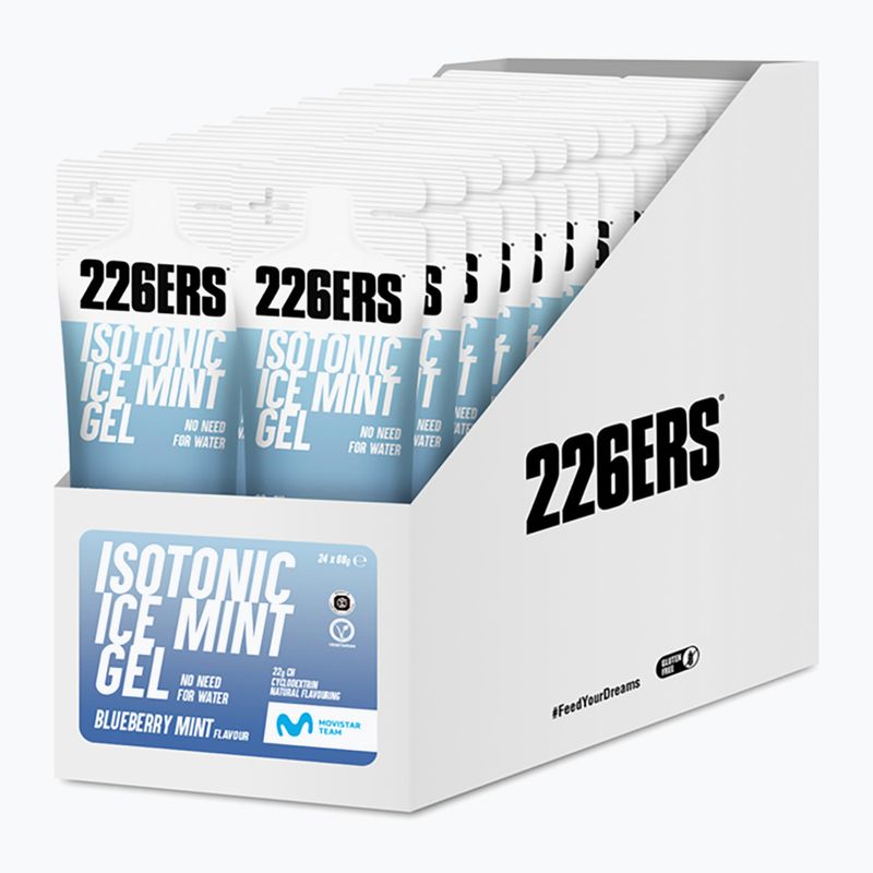 Набір енергетичних гелів 226ERS Isotonic Ice 24 шт. x 68 г ягоди/м'ята