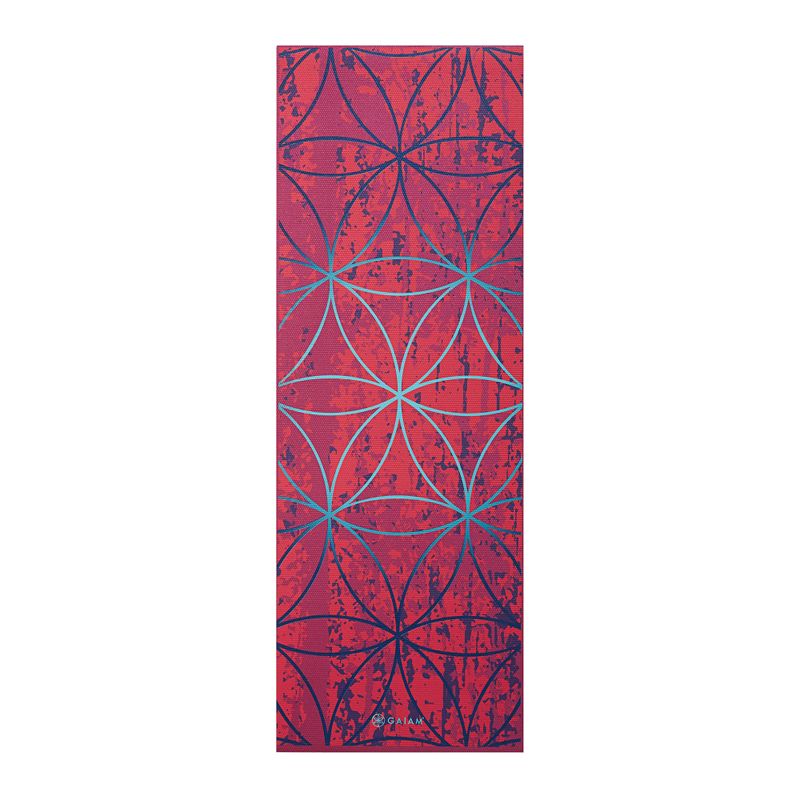 Килимок для йоги  Gaiam Radience 4 мм рожевий 63491 5