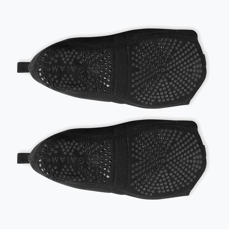 Шкарпетки Gaiam Grippy Yoga Studio black/blue/green 3