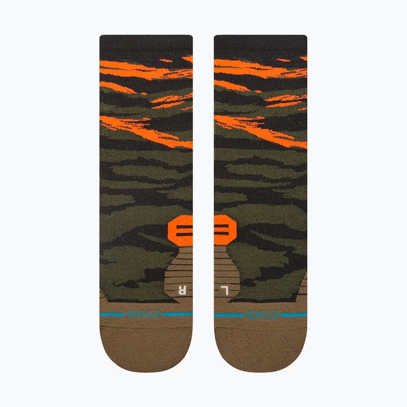 Шкарпетки для бігу Stance Primal Light Crew olive 2