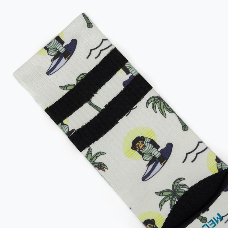 Шкарпетки Stance Surfin Monkey Crew white 3