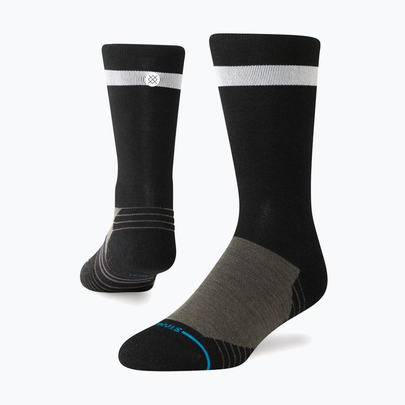 Шкарпетки Stance Take Yur Time Light Wool Crew випрані чорні