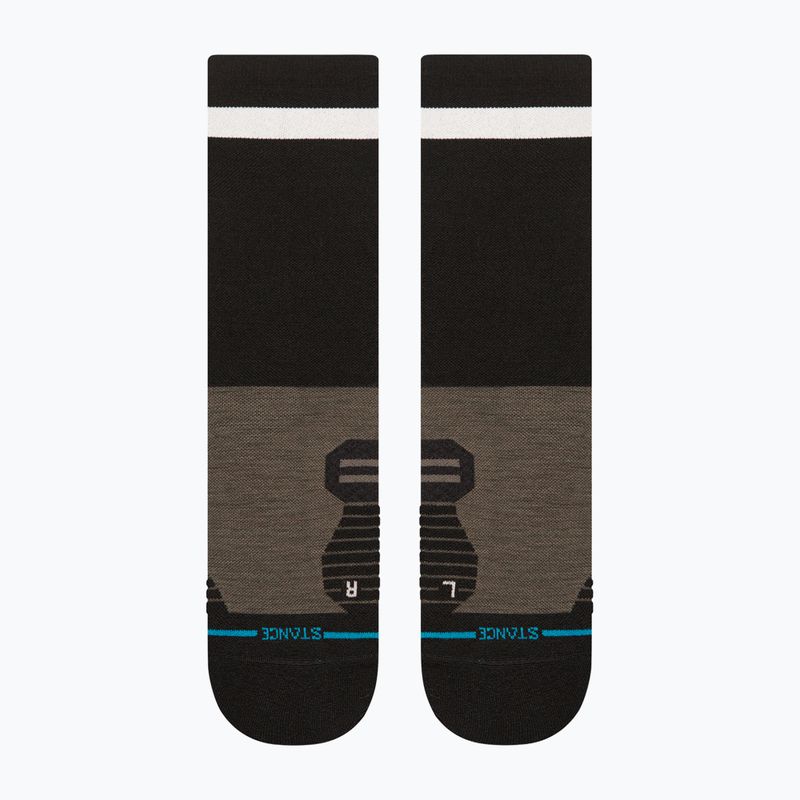 Шкарпетки Stance Take Yur Time Light Wool Crew випрані чорні 2