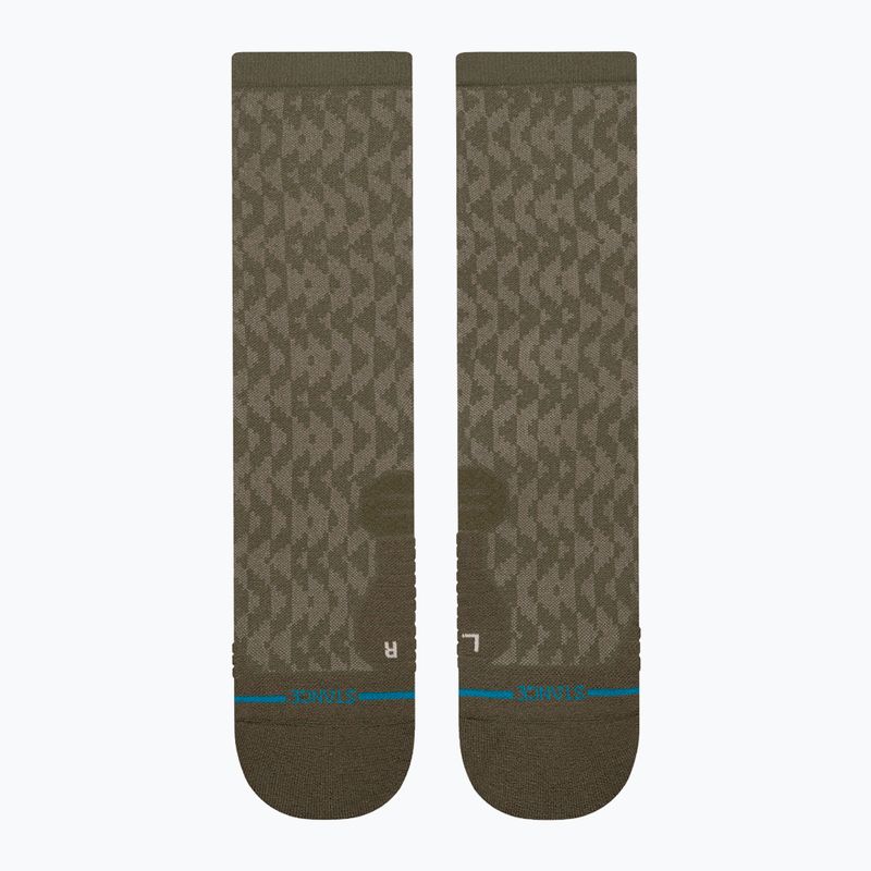 Шкарпетки Stance Digzig Light Crew olive 2