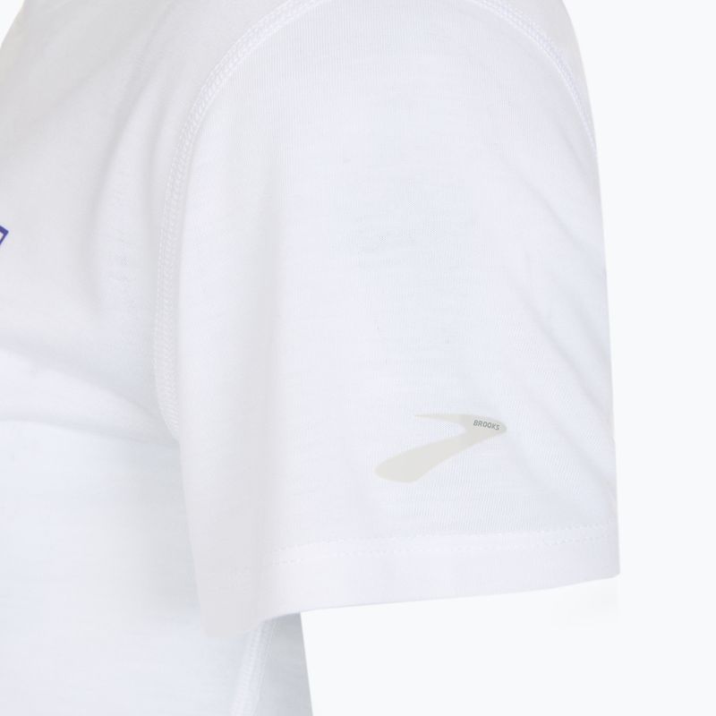 Футболка для бігу жіноча Brooks International Women'S Day white/purple/orange 3
