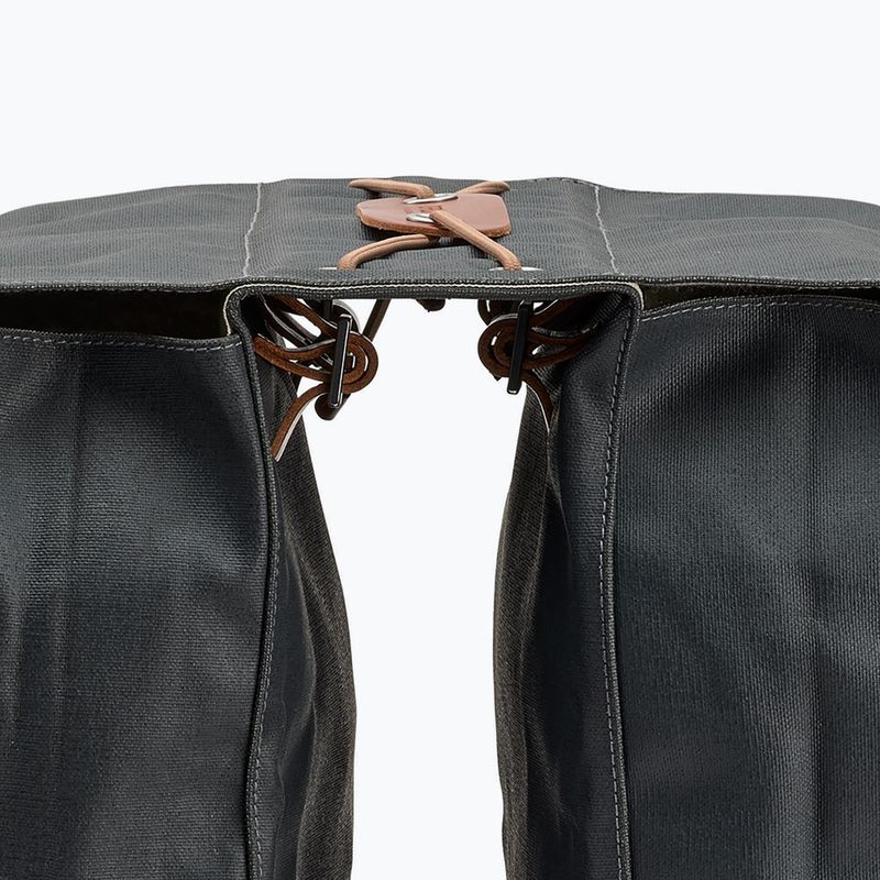 Сумка велосипедна Brooks England Brick Lane Panniers 30 л grey/honey 4