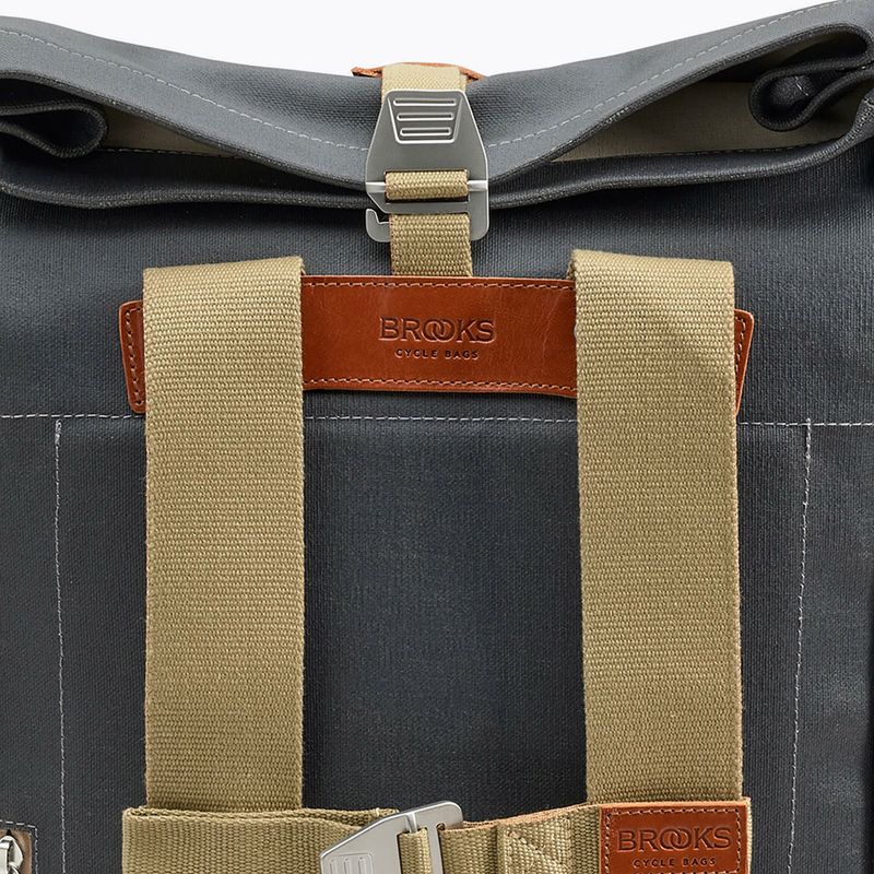 Рюкзак міський Brooks England Pickwick Cotton Canvas 26 л grey/honey 10