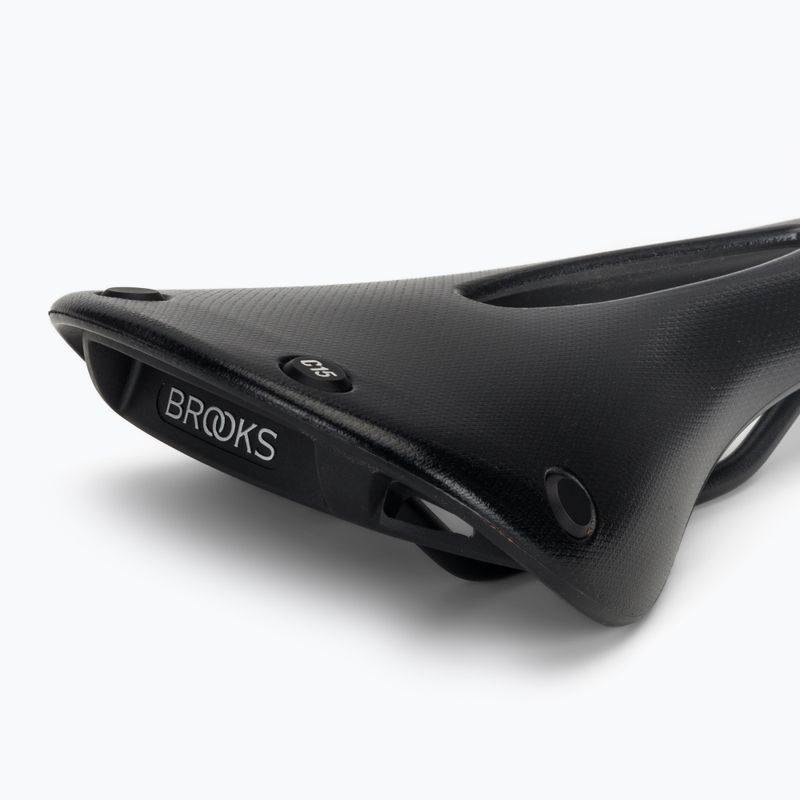Сідло велосипедне Brooks England C15 Carved black 5