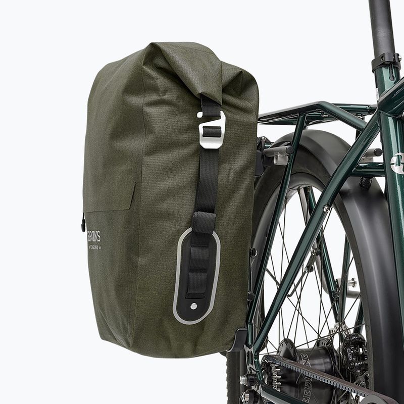Сумка велосипедна Brooks England Scape Pannier Large 18-22 л mud green 7