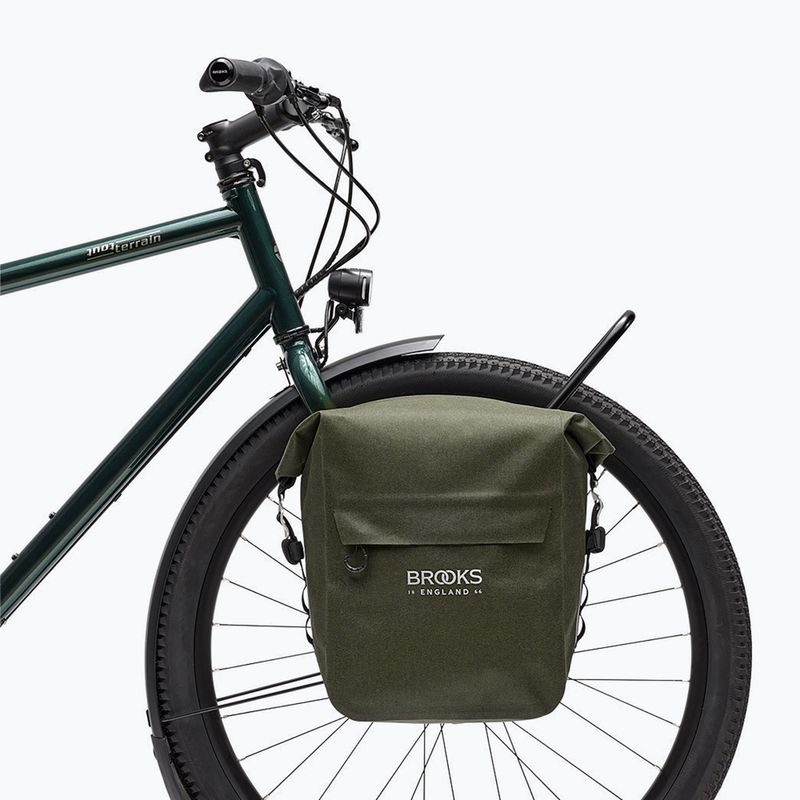Сумка велосипедна Brooks England Scape Pannier Small 10-13 л mud green 6