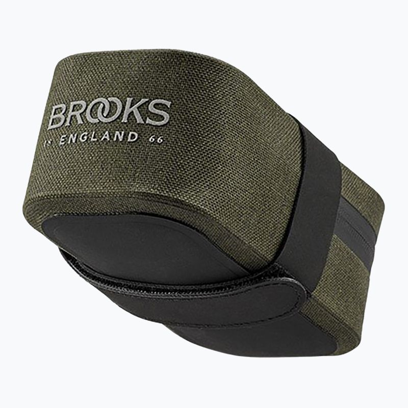 Сумка велосипедна під сідло Brooks England Scape Pocket Bag 0,7 л  mud green 3