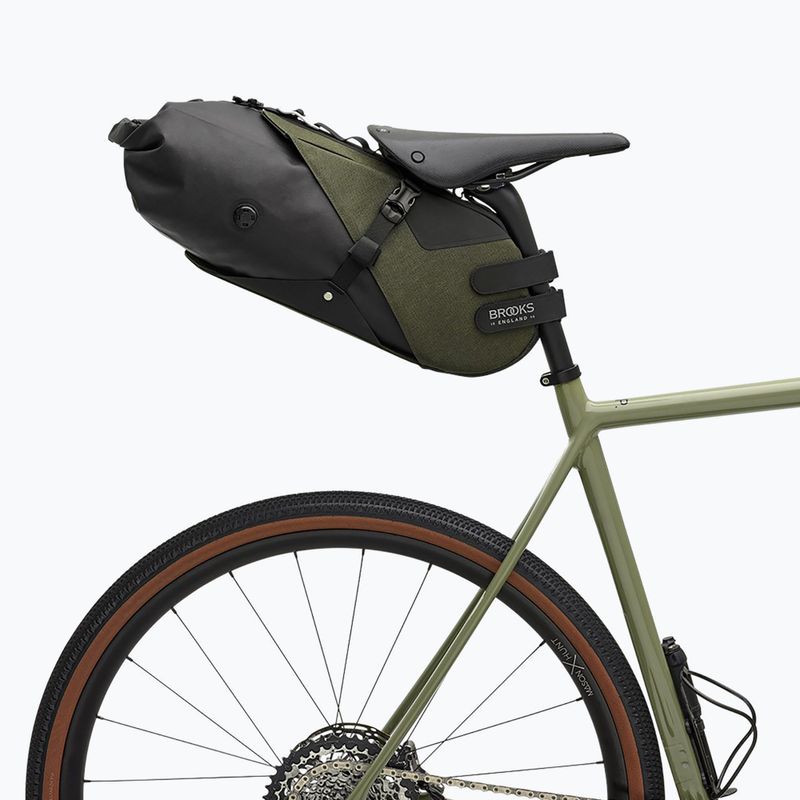 Сумка велосипедна під сідло Brooks England Scape Seat Bag 8 л mud green 8