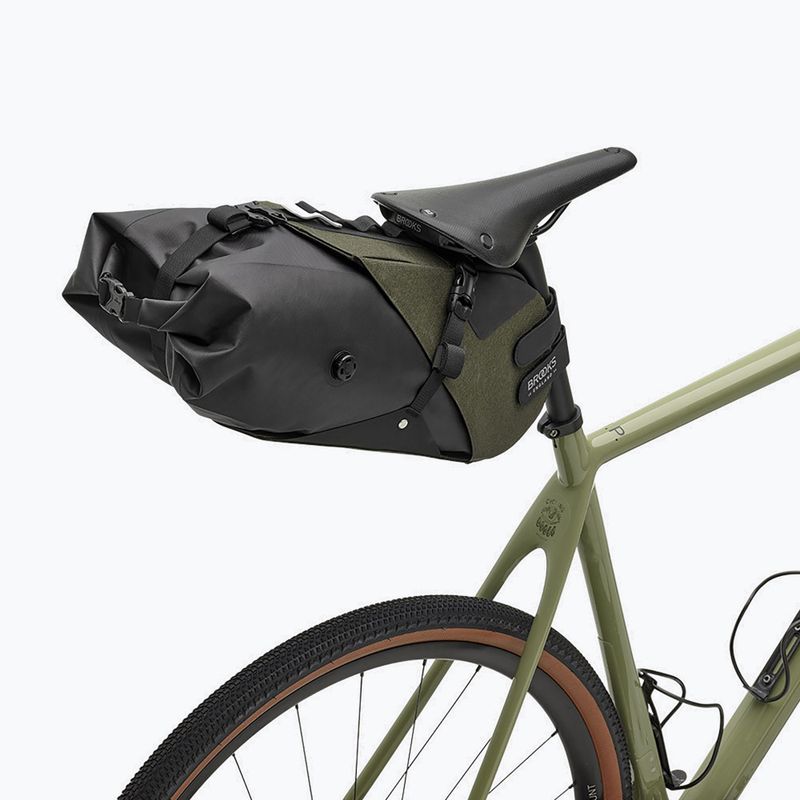 Сумка велосипедна під сідло Brooks England Scape Seat Bag 8 л mud green 9