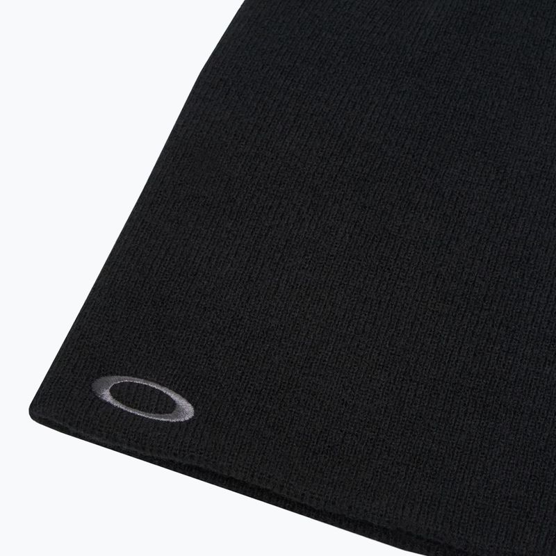 Шапка зимова Oakley Fine Knit blackout 3