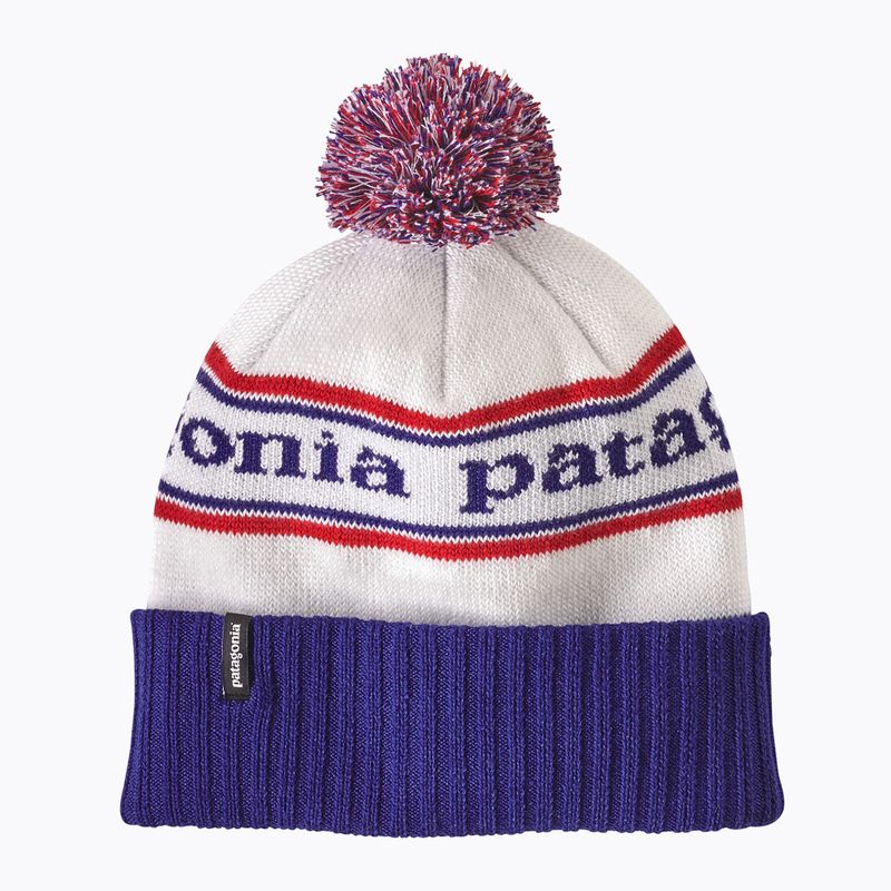 Шапка зимова Patagonia Powder Town Beanie park stripe / viking blue 6