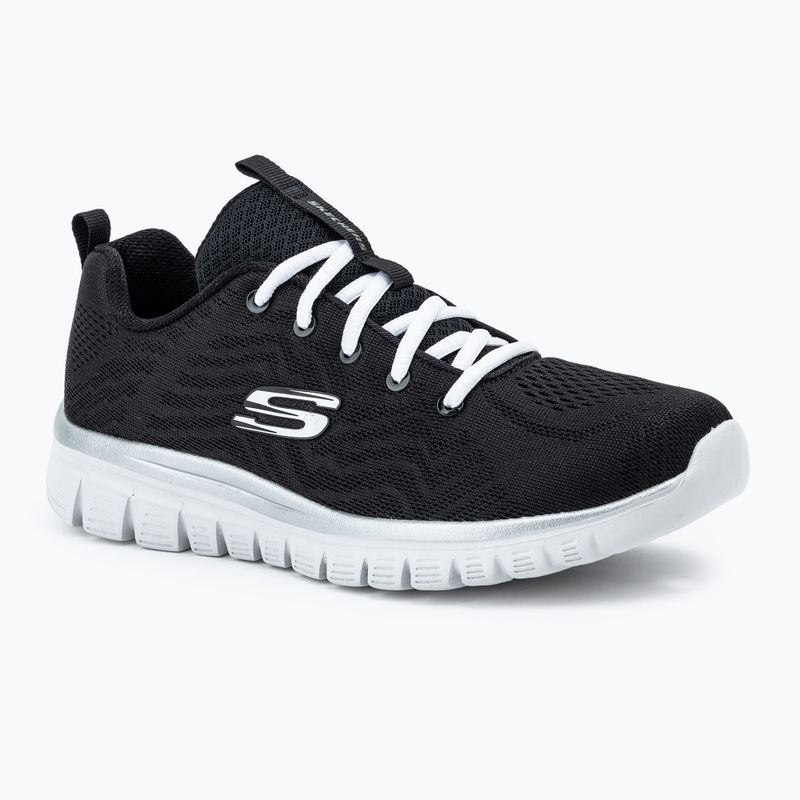 Кросівки жіночі SKECHERS Graceful Get Connected black/white