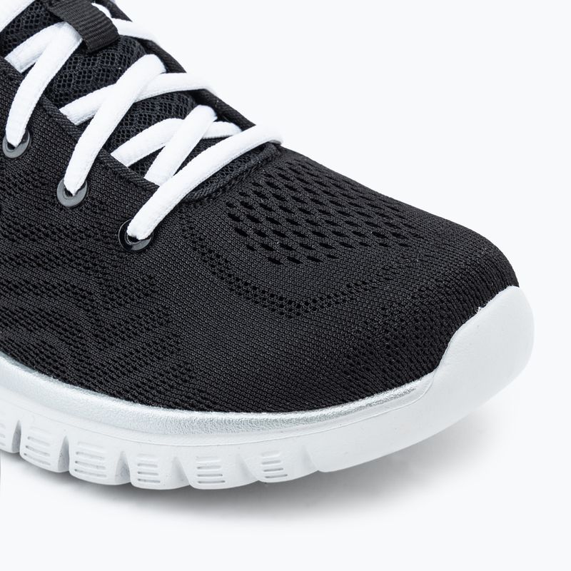 Кросівки жіночі SKECHERS Graceful Get Connected black/white 7