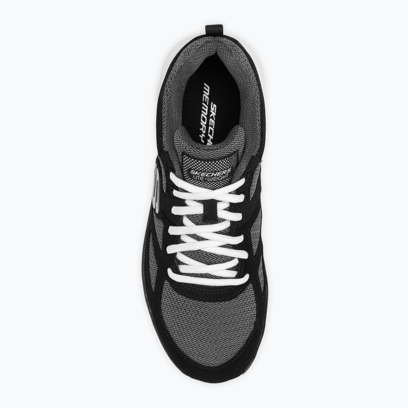 Кросівки чоловічі SKECHERS Burns Agoura black/white 5