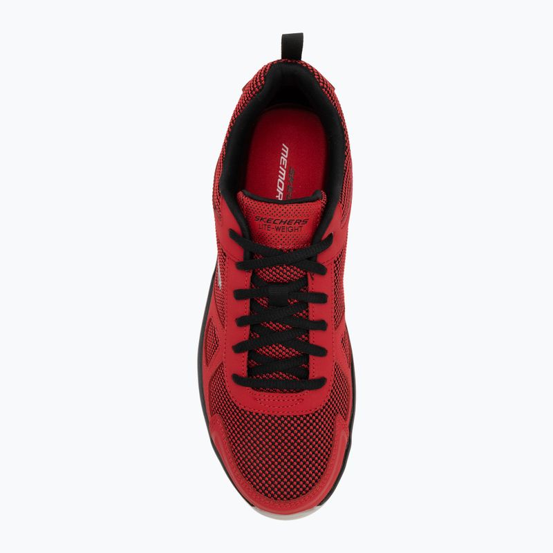 Чоловічі кросівки SKECHERS Track Bucolo червоно-чорні 5