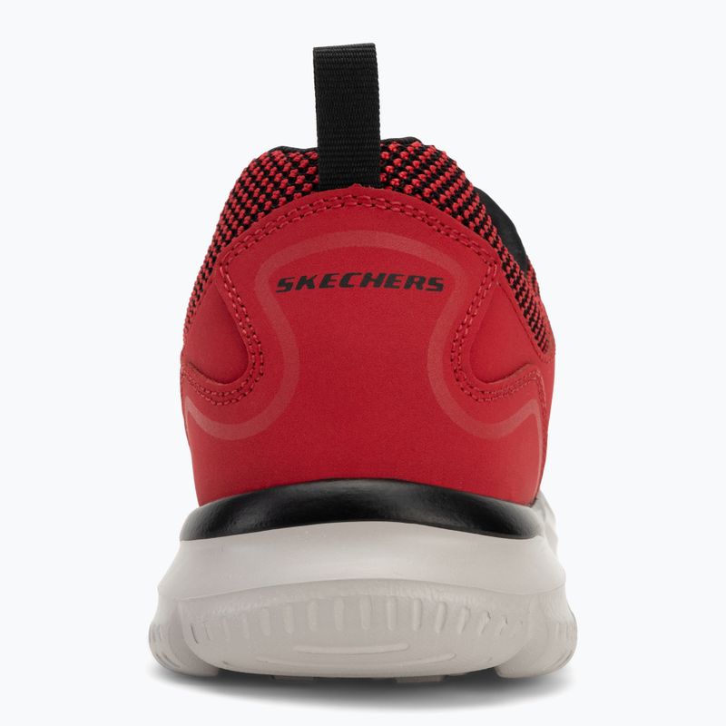Чоловічі кросівки SKECHERS Track Bucolo червоно-чорні 6