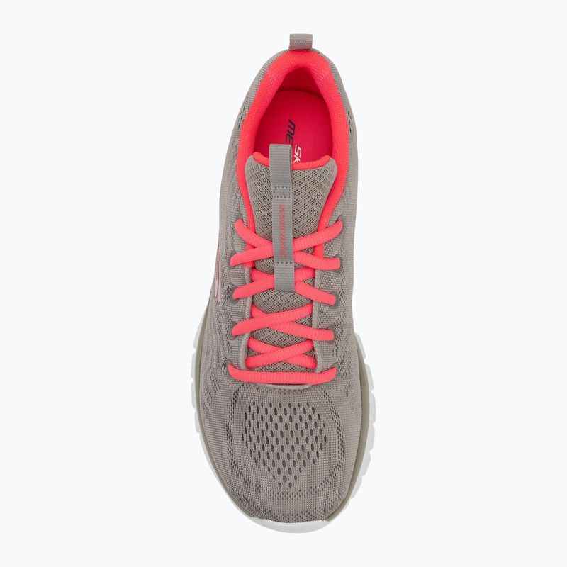 Кросівки жіночі SKECHERS Graceful Get Connected gray/coral 5