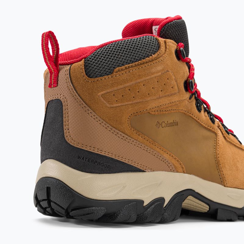 Взуття трекінгове чоловіче Columbia Newton Ridge Plus II Suede WP elk/mountain red 9
