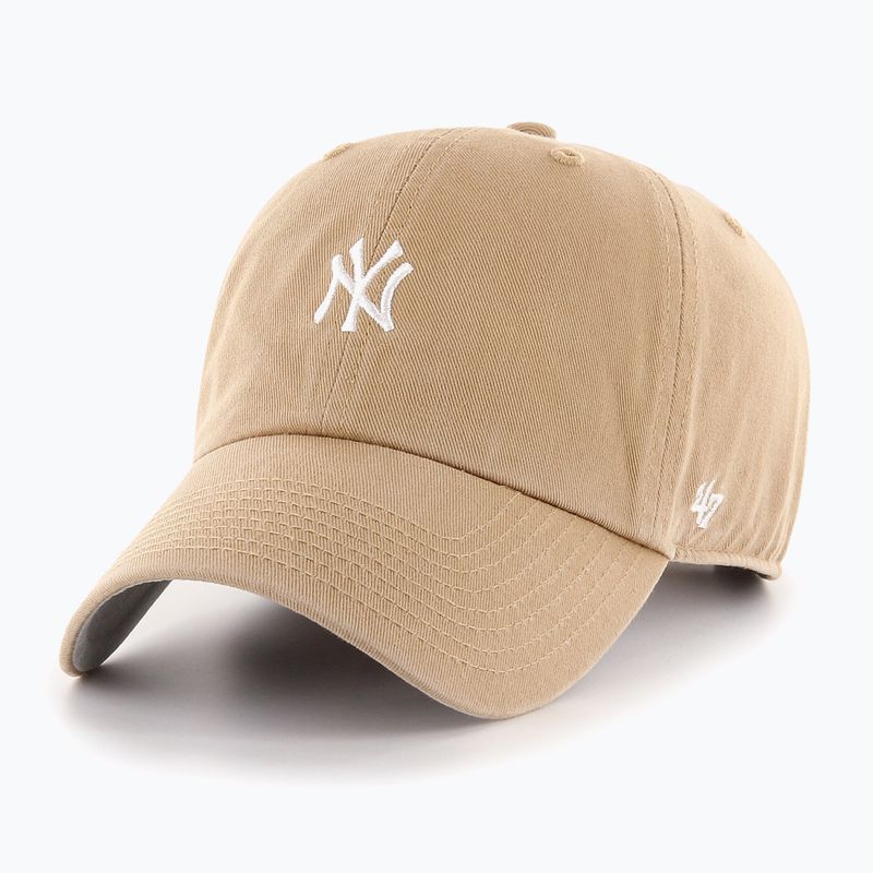 Кепка 47 Brand MLB New York Yankees Base Runner CLEAN UP khaki