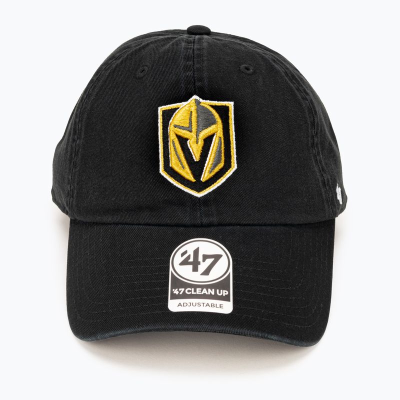 47 Бейсболка бренду NHL Vegas Golden Knights CLEAN UP чорна 4