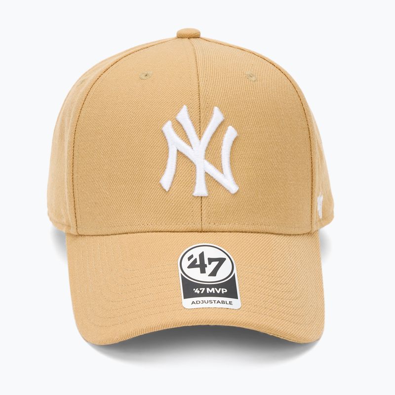 Кепка 47 Brand MLB New York Yankees MVP light tan 2