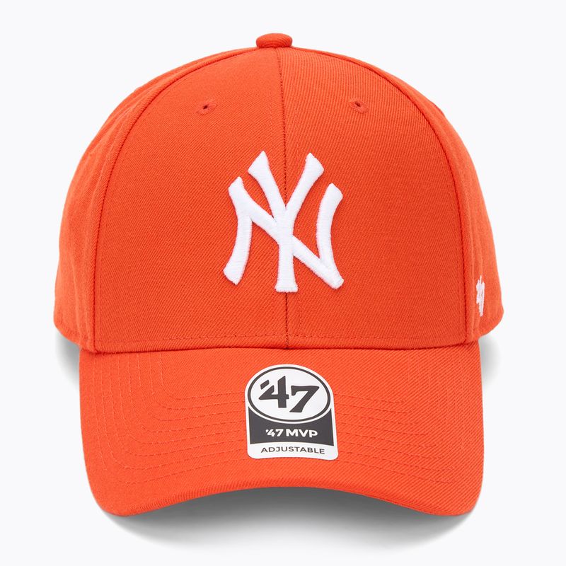 Кепка 47 Brand MLB New York Yankees MVP vibrant orange 2