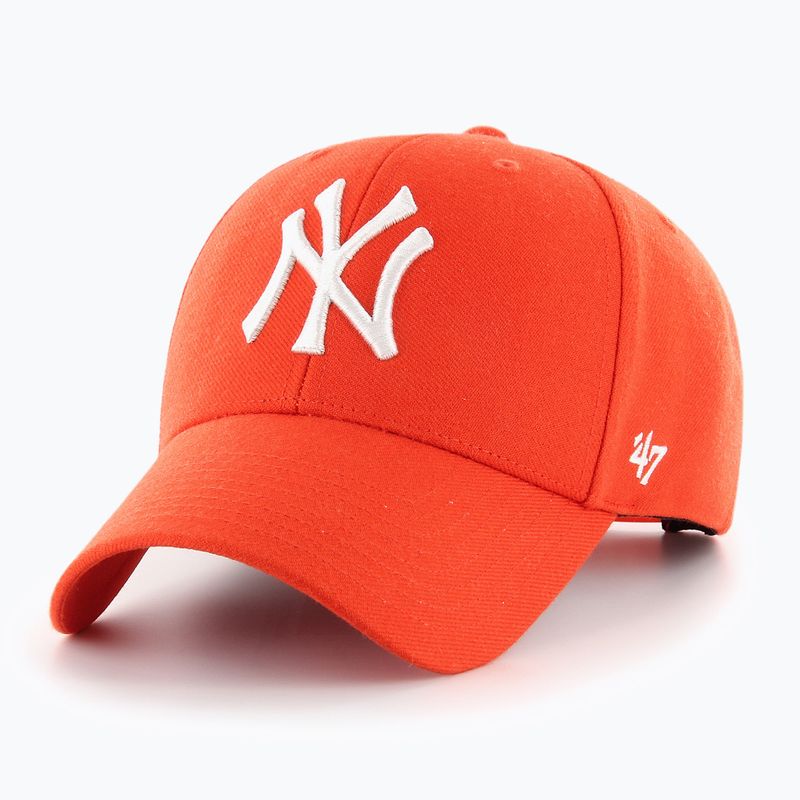 Кепка 47 Brand MLB New York Yankees MVP vibrant orange
