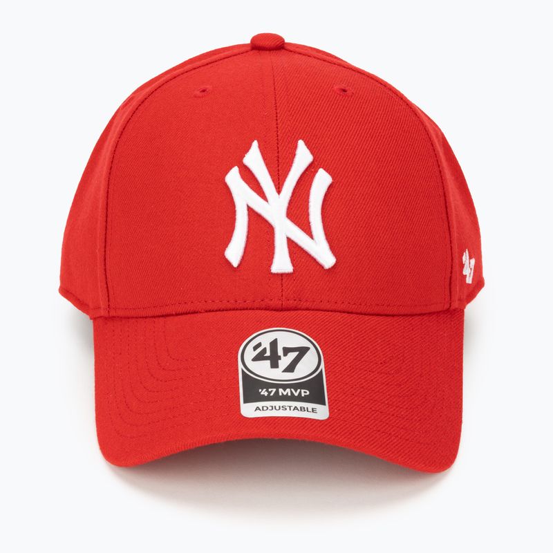 47 Бейсболка Brand MLB New York Yankees MVP SNAPBACK червона бейсболка 4