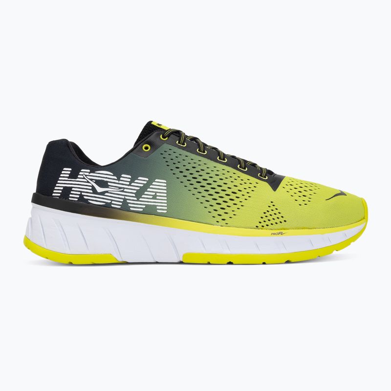 Кросівки для бігу чоловічі HOKA Cavu sulphur spring/anthracite 2