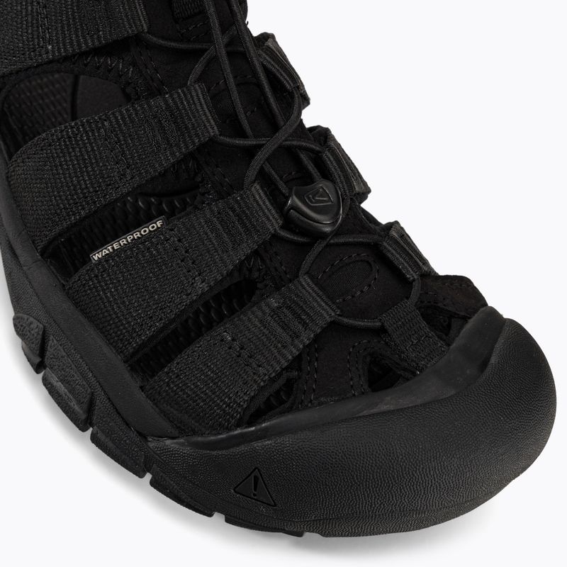 Чоловічі потрійні чорні сандалі KEEN Newport H2 7