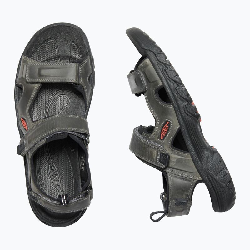 Сандалі трекінгові чоловічі Keen Targhee III Open Toe сірі 1022424 10
