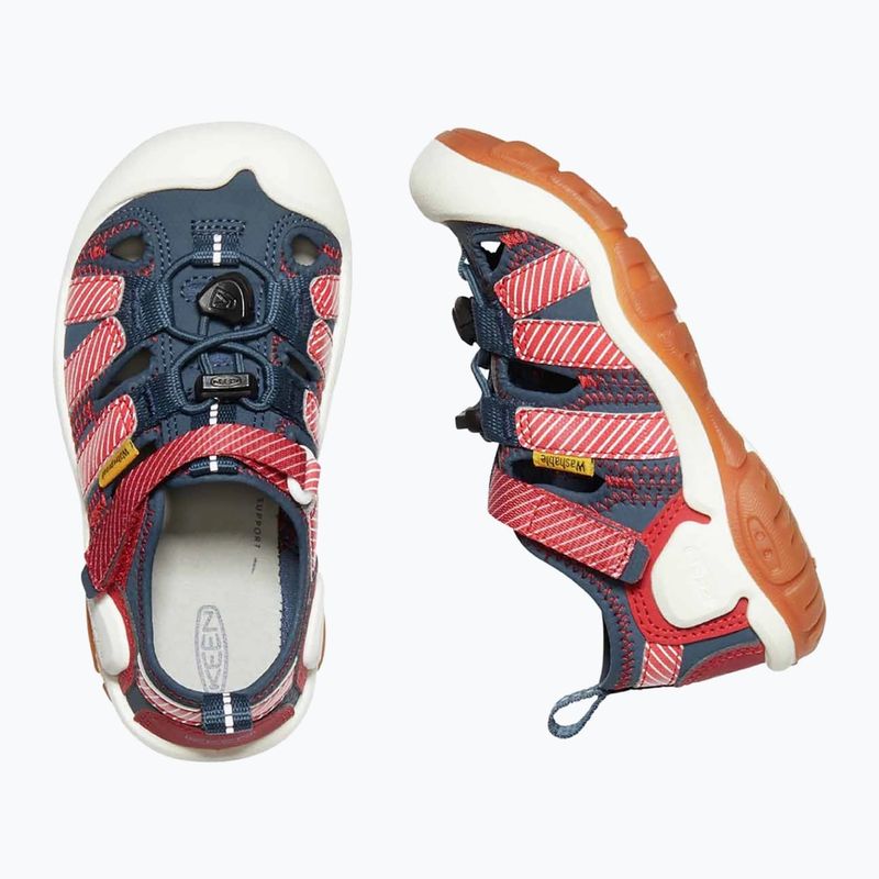 Сандалі трекінгові дитячі KEEN Knotch Creek navy/stripes 10