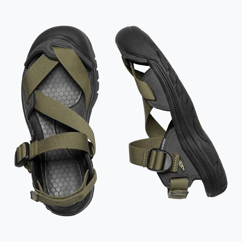 Сандалі трекінгові чоловічі KEEN Zerraport II Military olive/black 10