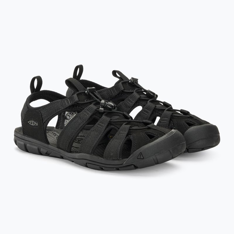 Сандалі трекінгові чоловічі KEEN Clearwater CNX triple black 4