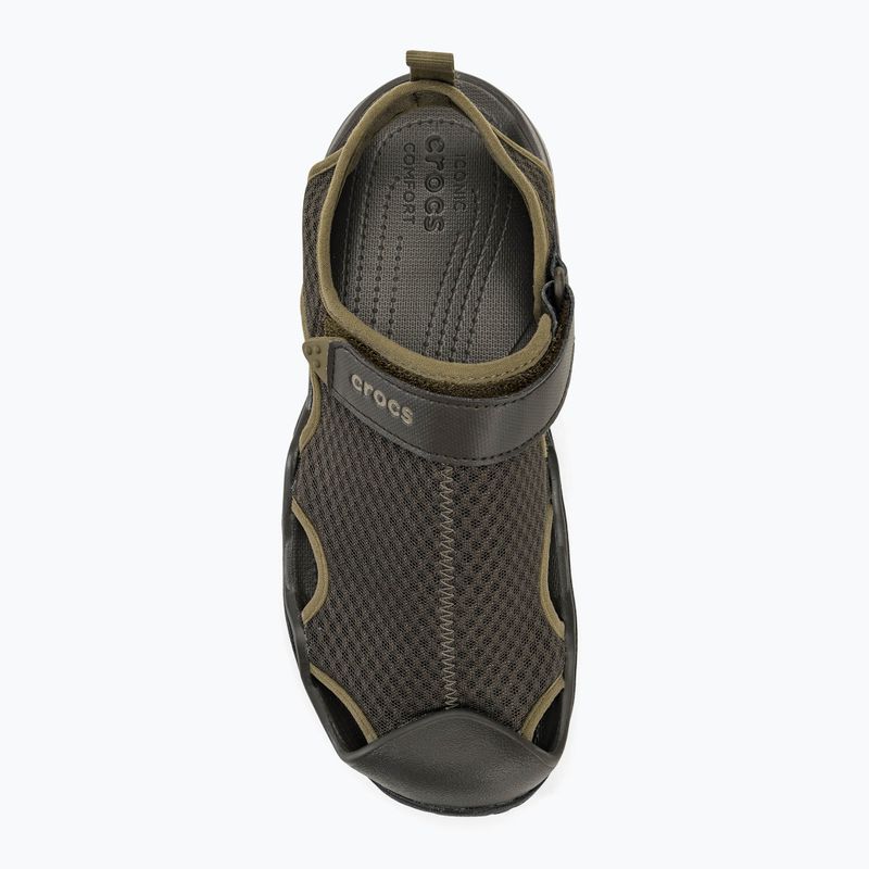 Чоловічі сандалі Crocs Swiftwater Mesh Deck еспресо 5