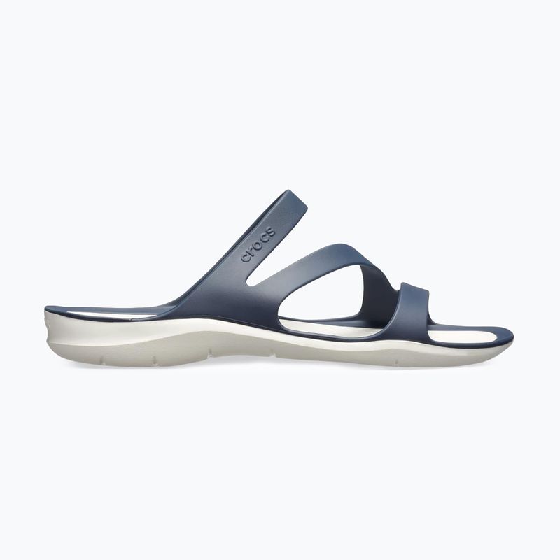 Шльопанці жіночі Crocs Swiftwater Sandal navy/white 2