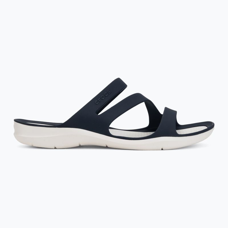 Шльопанці жіночі Crocs Swiftwater Sandal navy/white 2