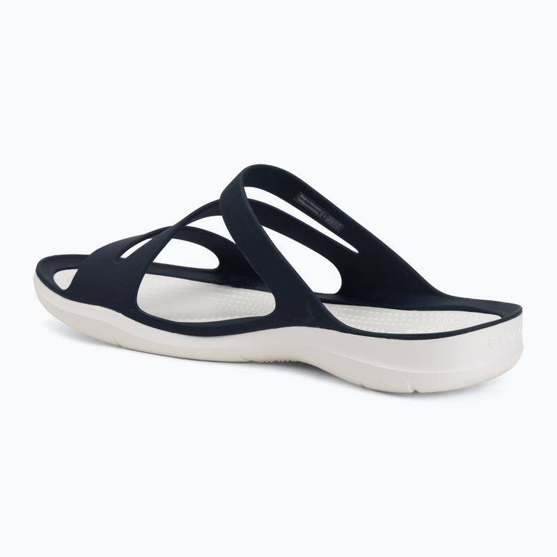 Шльопанці жіночі Crocs Swiftwater Sandal navy/white 3