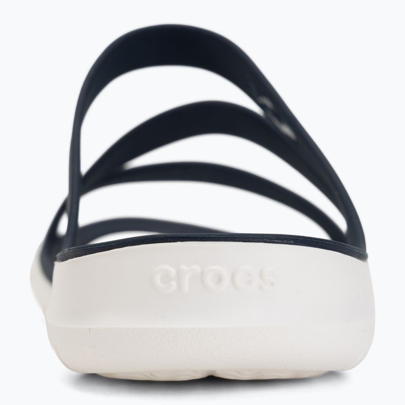 Шльопанці жіночі Crocs Swiftwater Sandal navy/white 6