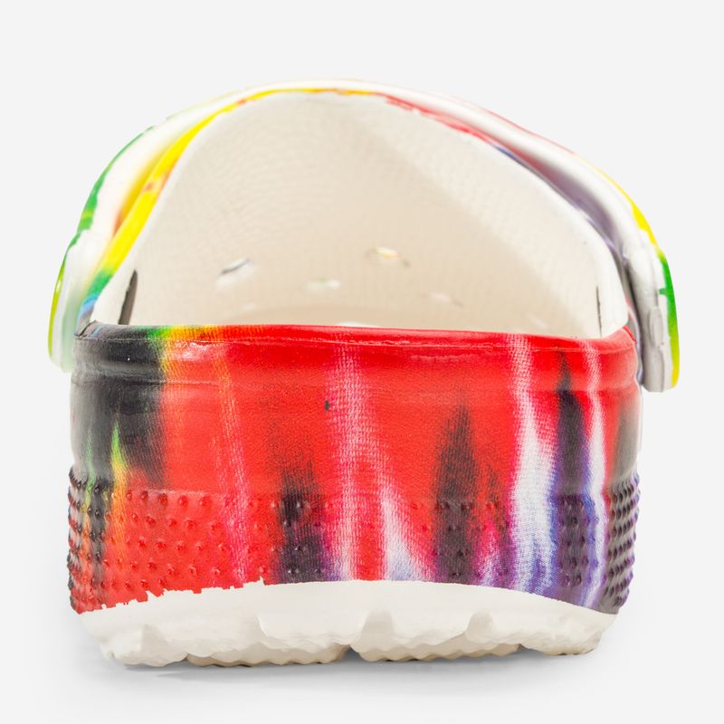 Різнокольорові шльопанці Crocs Classic Tie Dye Graphic 7