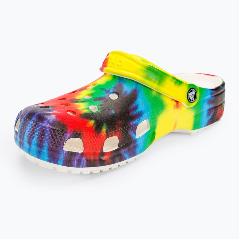 Різнокольорові шльопанці Crocs Classic Tie Dye Graphic 8