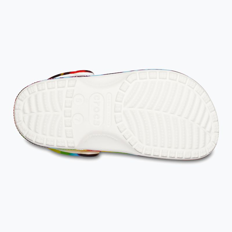 Різнокольорові шльопанці Crocs Classic Tie Dye Graphic 11